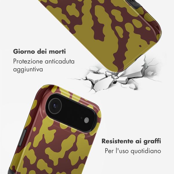 Selencia Cover posteriore Vivid con MagSafe Apple iPhone Air - Moo'd Olive Dust