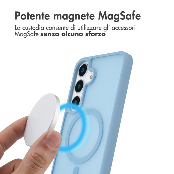 imoshion Cover posteriore Color Guard con MagSafe Samsung Galaxy S25 Plus - Azzurro