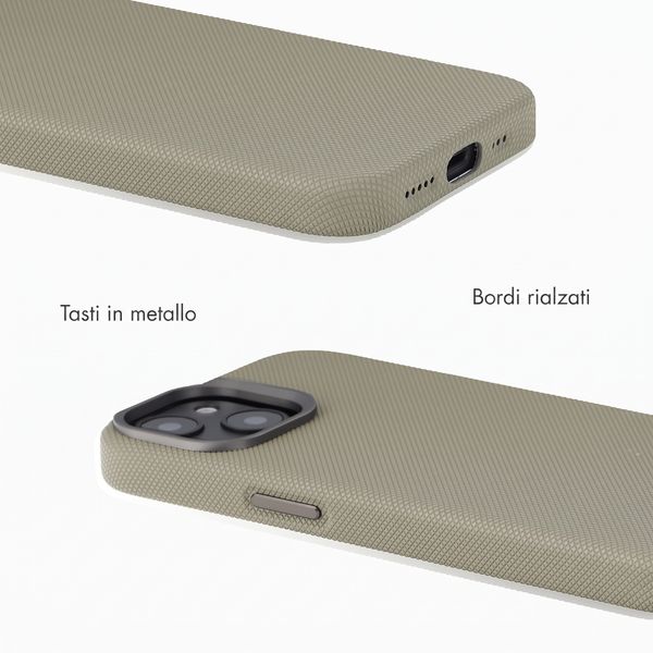 Accezz Cover Mesh con MagSafe Apple iPhone 14 / 13 - Grigio scuro