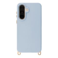 Selencia Cover posteriore Rivièra con MagSafe con ganci rimovibili Samsung Galaxy A36 / A56 - Powder Blue