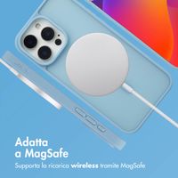 imoshion Cover posteriore Color Guard con MagSafe Apple iPhone 15 Pro Max - Azzurro
