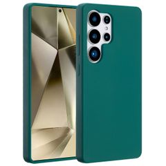 Accezz Cover in silicone liquido con MagSafe Samsung Galaxy S25 Ultra - Forest Green