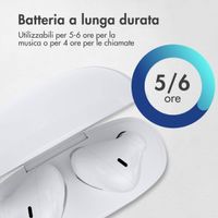 imoshion Aura Earbuds - Auricolari wireless - Auricolari Bluetooth wireless - Bianco