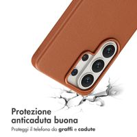 Accezz Cover in Pelle con MagSafe Samsung Galaxy S26 Ultra - Sienna Brown
