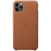 Apple Cover in Pelle iPhone 11 Pro Max - Saddle Brown