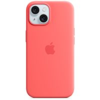 Apple Cover Posteriore in Silicone con MagSafe Apple iPhone 15 - Guava