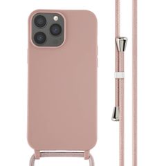 imoshion Cover in Silicone con Cordino Apple iPhone 13 Pro Max - Sand Pink