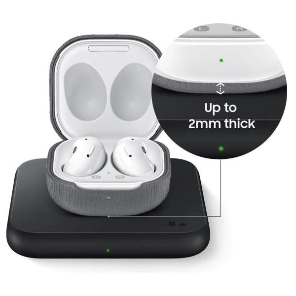Samsung ﻿Wireless Charger Pad - Caricatore wireless - Con adattatore e cavo di ricarica - 15 Watt - Bianco