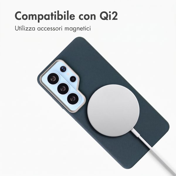 Accezz Cover Mesh con MagSafe Samsung Galaxy S26 Ultra - Blu scuro