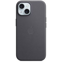 Apple Cover Posteriore FineWoven con MagSafe Apple iPhone 15 - Nero