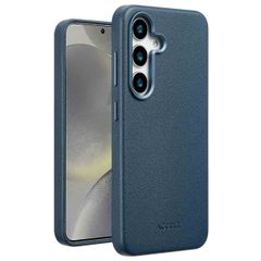 Accezz Cover in Pelle con MagSafe Samsung Galaxy S25 - Nightfall Blue