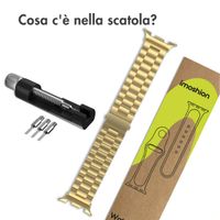 imoshion Cinturino in acciaio Samsung Galaxy Watch 8 (40/44mm) / Classic (46mm) - Oro