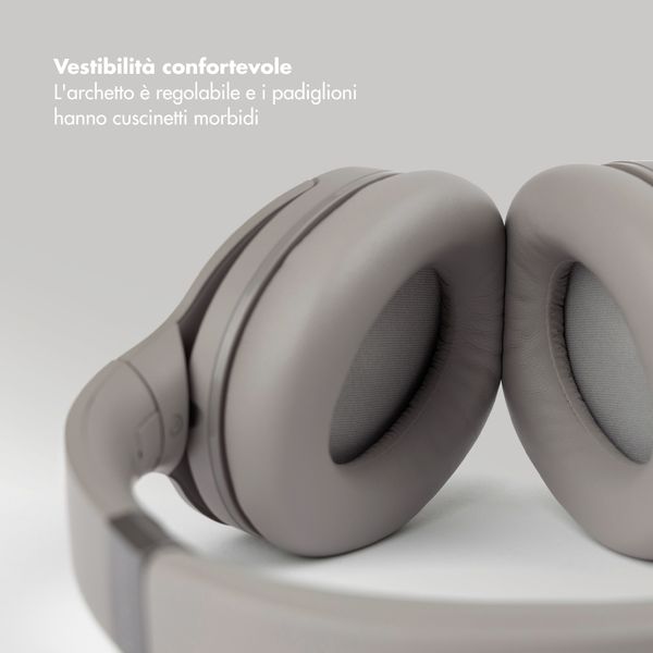 Selencia Cuffie wireless Urban Play - Cancellazione attiva del rumore (ANC) - Con custodia - Cosy Grey