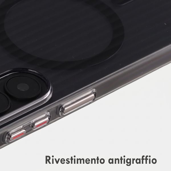 Accezz Cover Lite con MagSafe | Fluted | Samsung Galaxy S26 - Nero