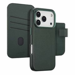 Accezz Cover in pelle 2 in 1 con MagSafe Apple iPhone 17 Pro - Cedar Green