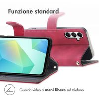 imoshion Cover a libro con Cordino Samsung Galaxy A26 - Rosso