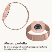 imoshion Cinturino milanese magnetico Samsung Galaxy Watch 9 (40/44mm) / Watch 8 (40/44mm) / Classic (46mm) - Rose Gold