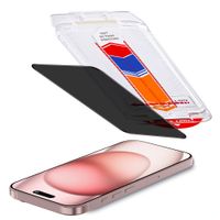 Accezz Vetro temperato privacy + Applicatore Apple iPhone 16 / 15