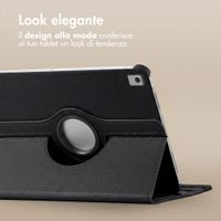 imoshion Cover Girevole a 360° Apple iPad 9 (2021) 10.2 pollici / iPad 8 (2020) 10.2 pollici / iPad 7 (2019) 10.2 pollici - Nero
