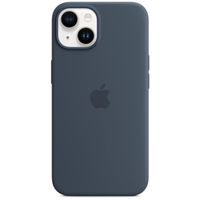 Apple Cover Posteriore in Silicone con MagSafe Apple iPhone 14 - Storm Blue