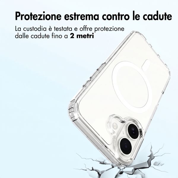 Accezz Cover posteriore Xtreme Impact con MagSafe Apple iPhone 17 - Trasparente