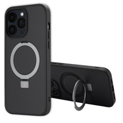 Accezz Cover con anello e supporto con MagSafe Apple iPhone 14 Pro Max - Nero