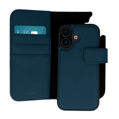 imoshion Cover a libro di lusso 2-in-1 rimovibile Apple iPhone 16 - Blu