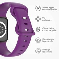 imoshion Cinturino in silicone⁺ Apple Watch | 44/45/46/49 mm - Taglia M/L - Purple