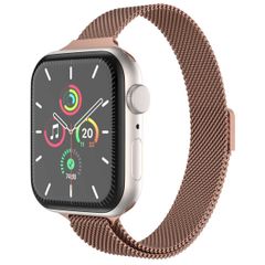 imoshion Cinturino sottile Milanese Apple Watch | 38/40/41/42 mm - Vintage Gold