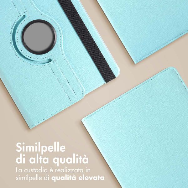 imoshion Cover Girevole a 360° Samsung Galaxy Tab S10 Plus / Tab S9 FE Plus / Tab S9 Plus - Azzurro