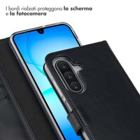 Selencia Cover a libro in vera pelle Samsung Galaxy A17 (5G) / (4G) - Nero