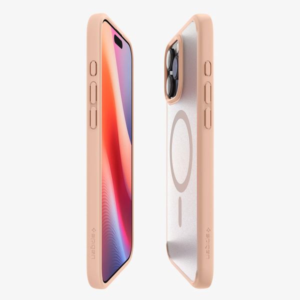 Spigen Cover Posteriore Ultra Ibrida con MagSafe Apple iPhone 16 Pro - Titanio Rosa