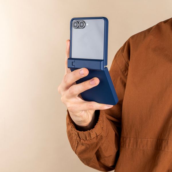 imoshion Color Backcover con supporto Samsung Galaxy Z Flip 8 - Blu scuro