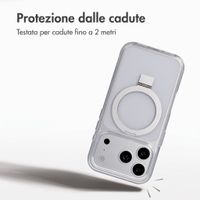Accezz Cover con anello e supporto con MagSafe Apple iPhone 18 Pro / 17 Pro - Trasparente