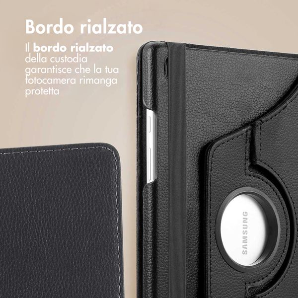 imoshion Cover Girevole a 360° Samsung Galaxy Tab A11 / A9 8.7 pollici - Nero