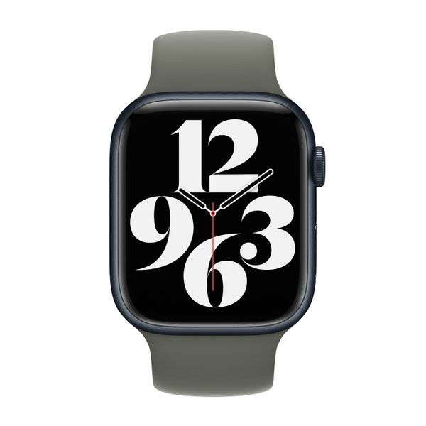 Apple Cinturino Solo Loop Apple Watch | 38/40/41/42 mm - Taglia 3 - Olive