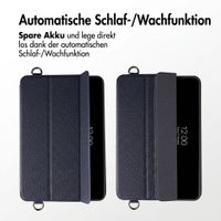 Accezz Trifold Bookcase met handstrap Apple iPad Mini 5 (2019) / Mini 4 (2015) - Donkerblauw