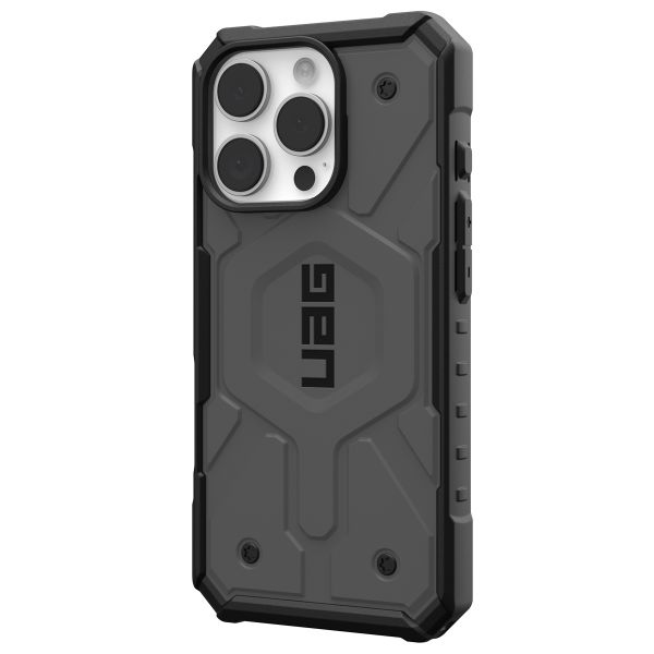 UAG Cover Posteriore Pathfinder con MagSafe Apple iPhone 16 Pro - Silver