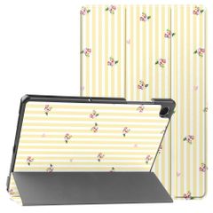 imoshion Cover Trifold Design Samsung Galaxy Tab A11 Plus / A9 Plus - Garden Stripes