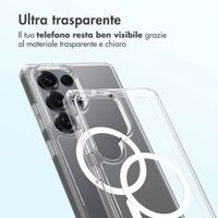 Accezz Cover posteriore Xtreme Impact con MagSafe Samsung Galaxy S25 Ultra - Trasparente