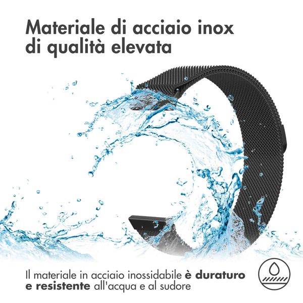 imoshion Cinturino milanese magnetico  - Attacco universale 18 mm - Nero