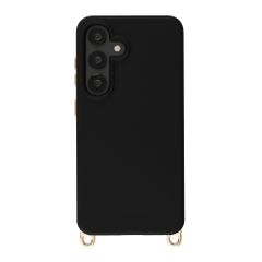 Selencia Cover posteriore Rivièra con MagSafe con ganci rimovibili Samsung Galaxy S25 / S24 - Velvet Black