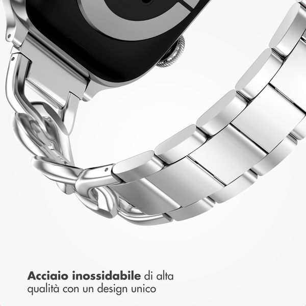 Selencia Cinturino Chain Apple Watch | 38/40/41/42 mm - Argento