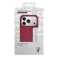 iDeal of Sweden Cover in silicone con MagSafe Apple iPhone 16 Pro Max - Fine Wine