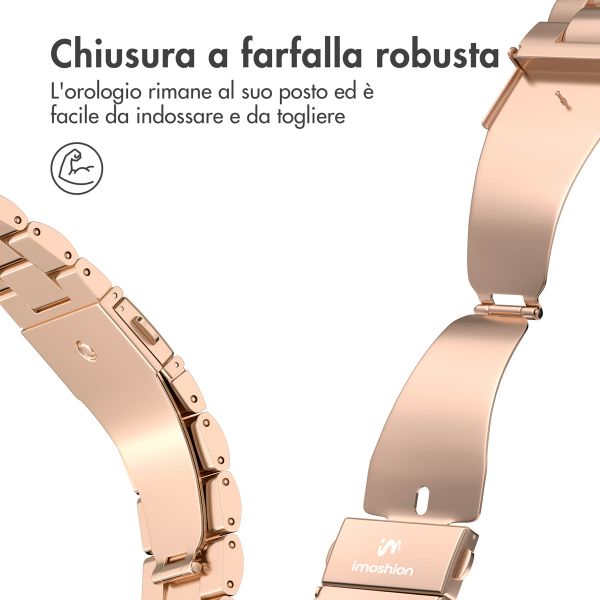 imoshion Cinturino in acciaio Apple Watch | 44/45/46/49 mm - Oro rosa