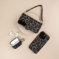 Selencia Cover Sabi Stampa pantera con MagSafe Apple iPhone 15 Pro Max - Midnight Black