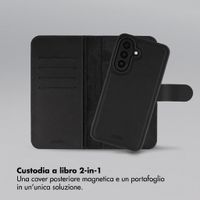 Accezz Cover a libro Edge rimovibile con MagSafe Samsung Galaxy A27 (5G) - Nero