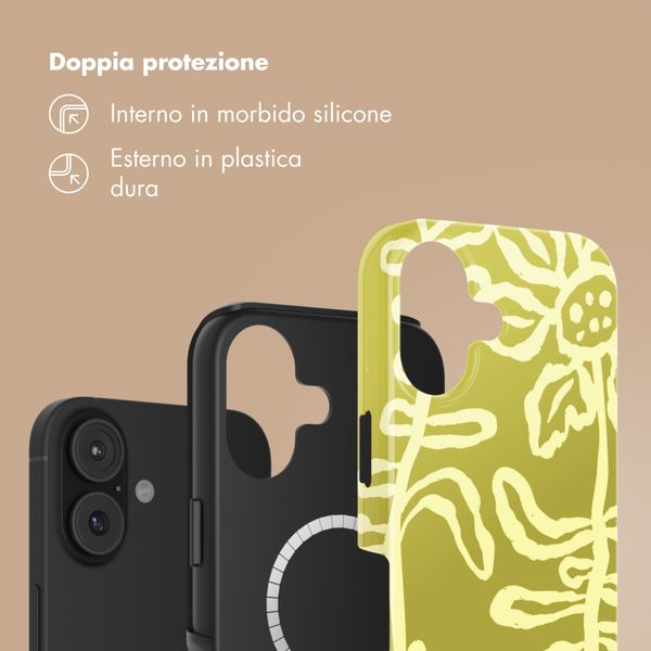 Selencia Cover posteriore Vivid con MagSafe Apple iPhone 17 - Chalky Bloom