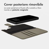 imoshion Cover a libro di lusso 2-in-1 rimovibile Samsung Galaxy S26 FE - Verde