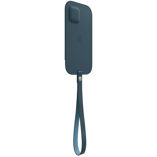 Apple Sleeve in Pelle iPhone 12 Mini - Baltic Blue